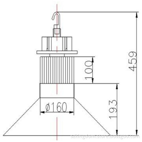 70W LED high bay light CE RoHS PSE IP65 Meanwell